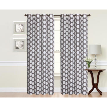 Traditional Style Jacquard Window Curtain Blackout